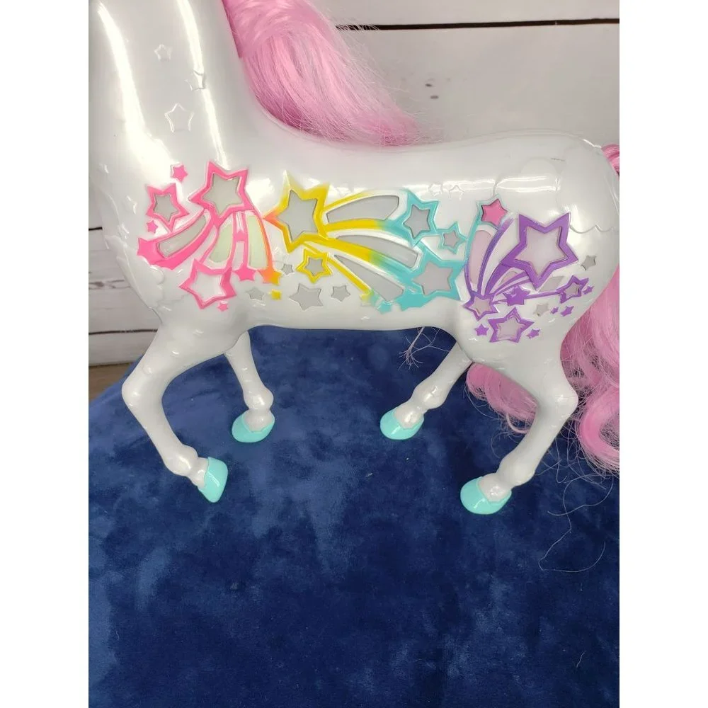 Barbie Dreamtopia Brush 'N Sparkle Unicorn Horse Doll Mattel‎ 2018 Lights Sounds